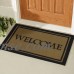 Ottomanson USA Rugs Door mat Collection Rectangular Welcome Doormat(Machine-Washable/Non-Slip), 20" x 30"   564487972